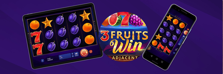 3 fruits win 10 lines
