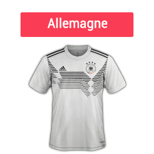 Meilleure équipe du groupe F, l'Allemagne