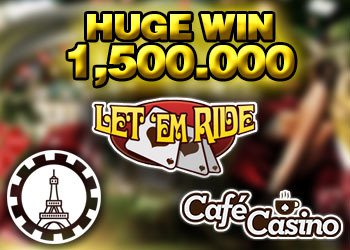 Jackpot de 1,5 million de dollars remporté sur Café Casino