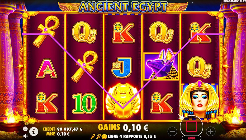 Lignes de paiement Ancient Egypt