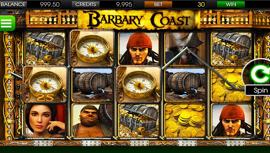 Lignes de paiement Barbary Coast