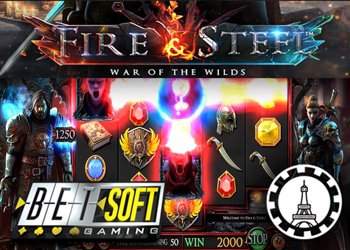 betsoft annonce la sortie de jeux de machine à sous fire and steel