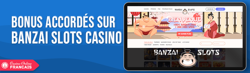 bonus banzai slots casino