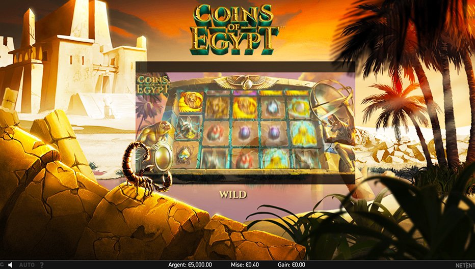 machine à sous Coins Of Egypt