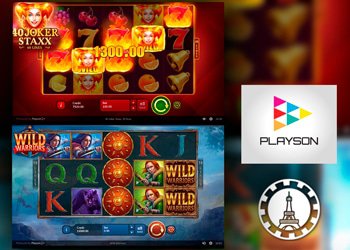 deux jeux sur les casinos en ligne alimentés par playson