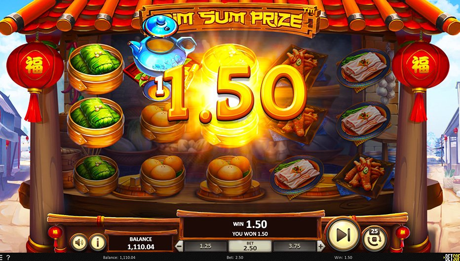 Lignes de paiement Dim Sum Prize