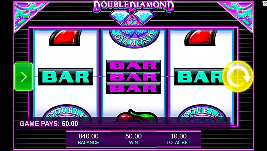 Lignes de paiement Double Diamond