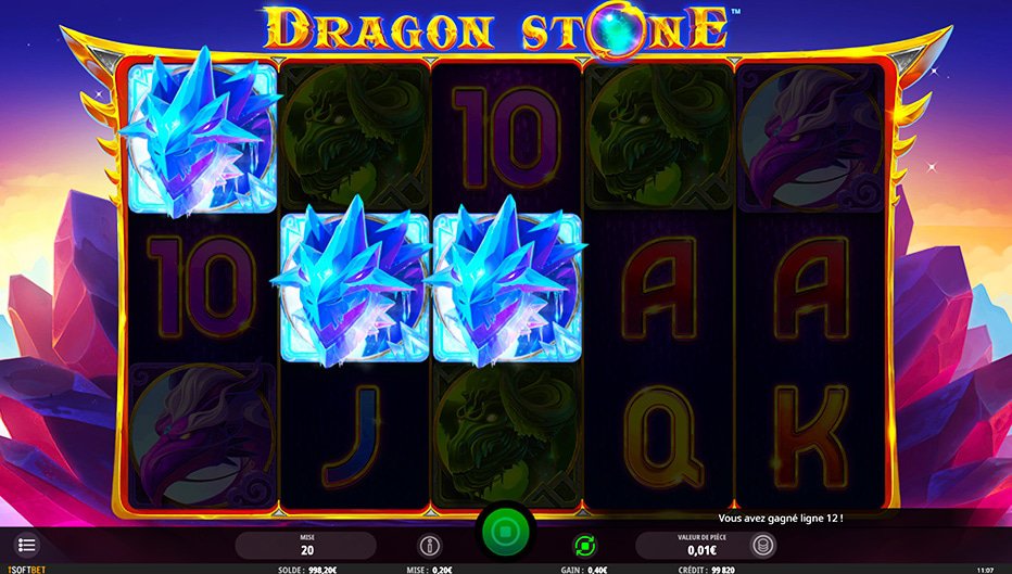 Lignes de paiement Dragon Stone