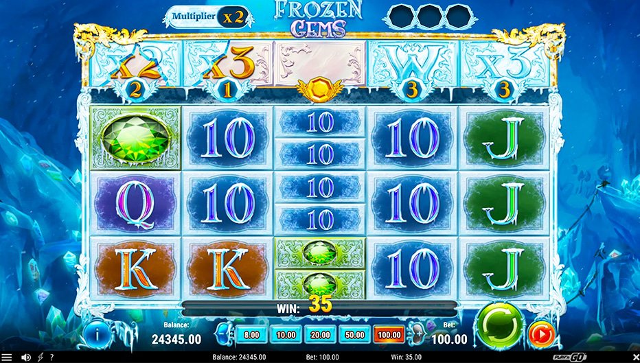 Lignes de paiement Frozen Gems