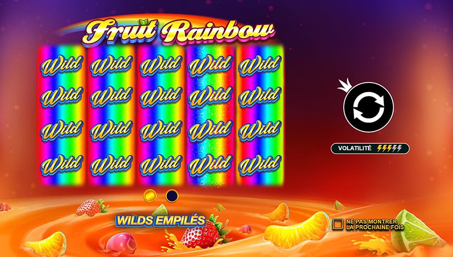 machine à sous Fruit Rainbow