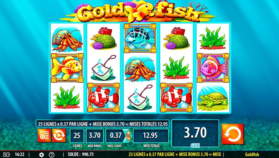 Lignes de paiement Goldfish