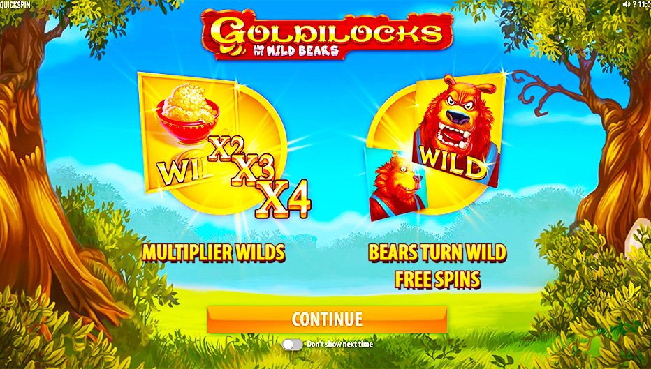 Machine à sous Goldilocks And The Wild Bears