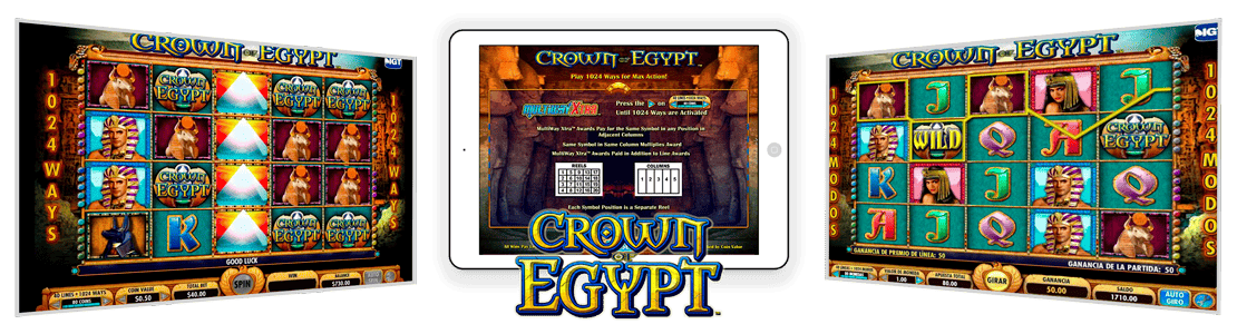 machine à sous crown of egypt