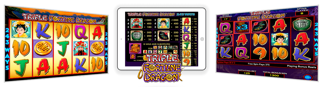 version mobile de triple fortune dragon