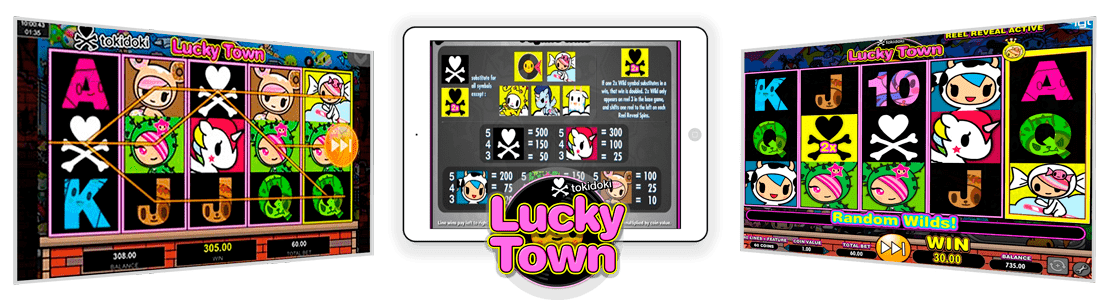 version mobile de tokidoki lucky town
