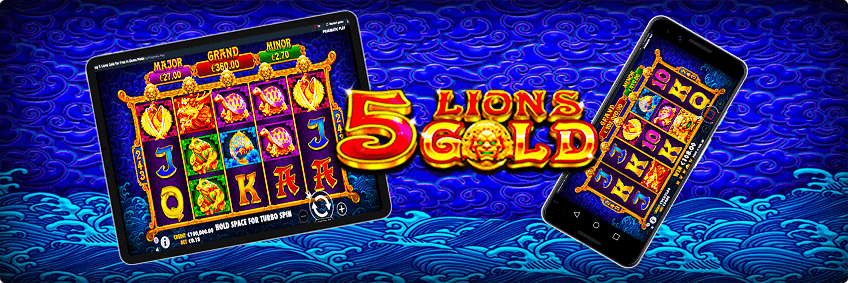 version mobile 5 Lions Gold