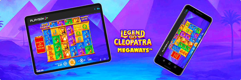 version mobile Legend of Cleopatra Megaways