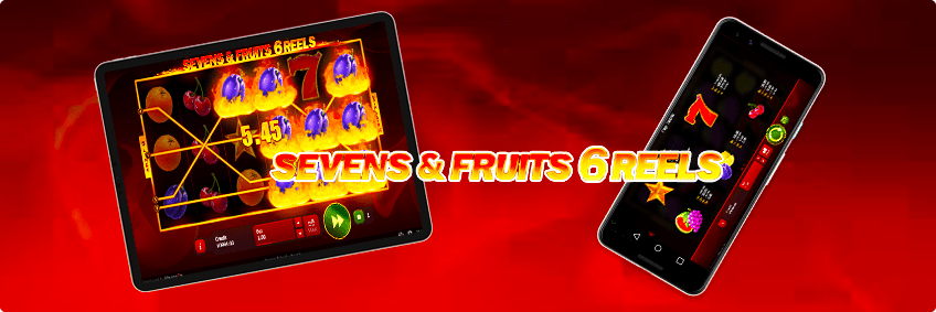 version mobile Seven & Fruits 6 Reels