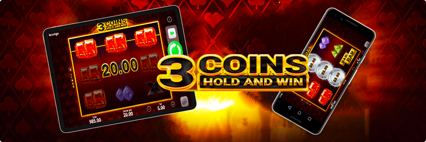 version mobile 3 Coins Hold and Win