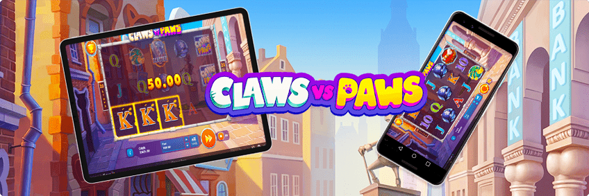 version mobile de claws vs paws