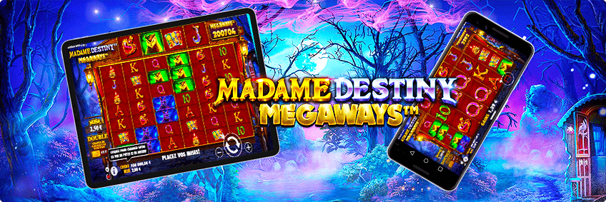 version mobile de madame destiny megaways