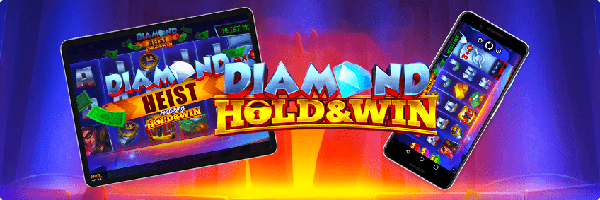 version mobile de diamond heist: hold & win
