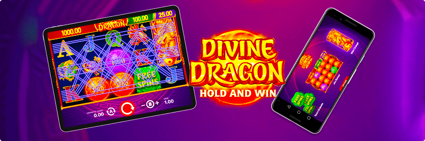 version mobile Divine Dragon : Hold and Win
