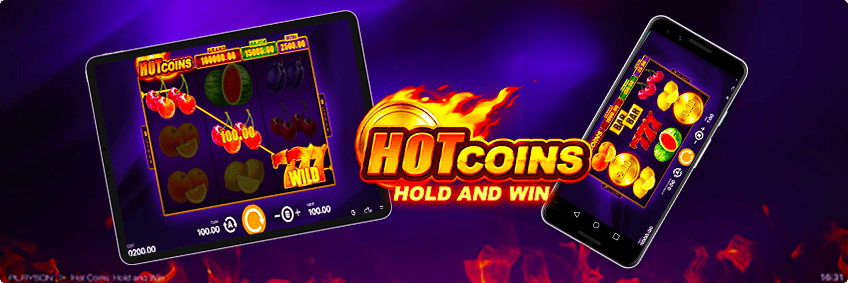 version mobile Hot Coins Hold and Win