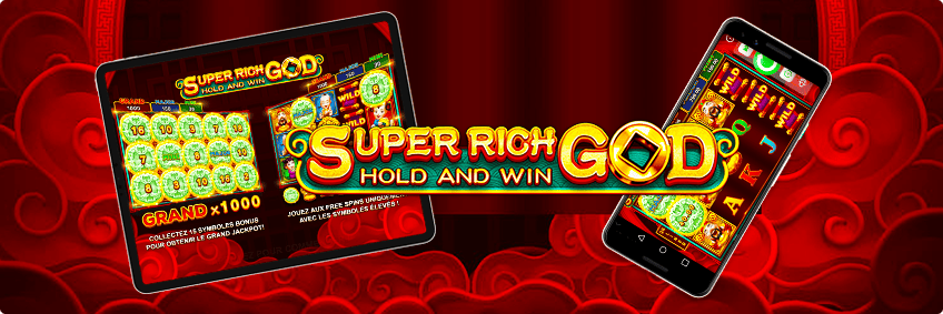 version mobile Super Rich God: Hold and Win