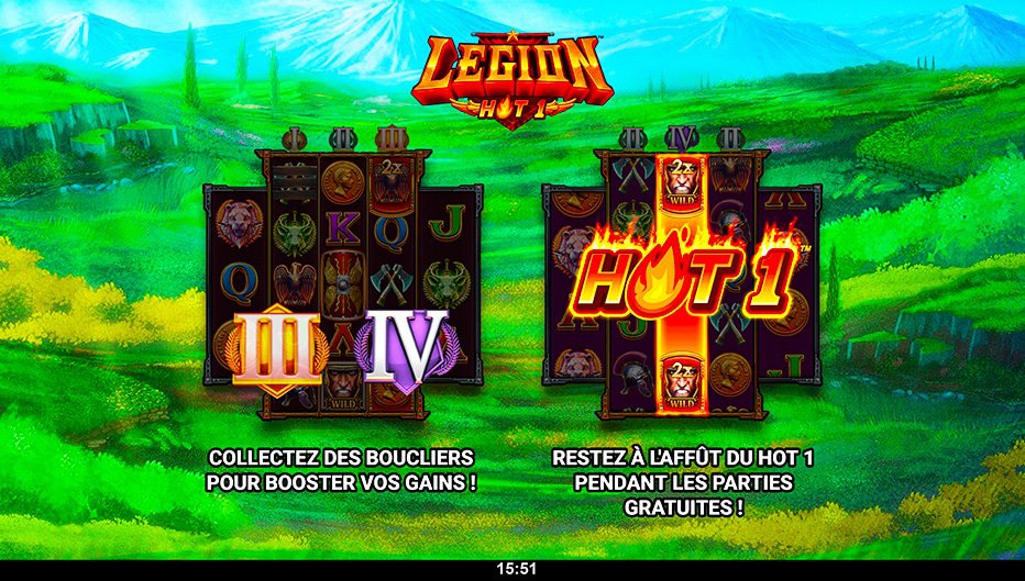 machine à sous Legion Hot 1