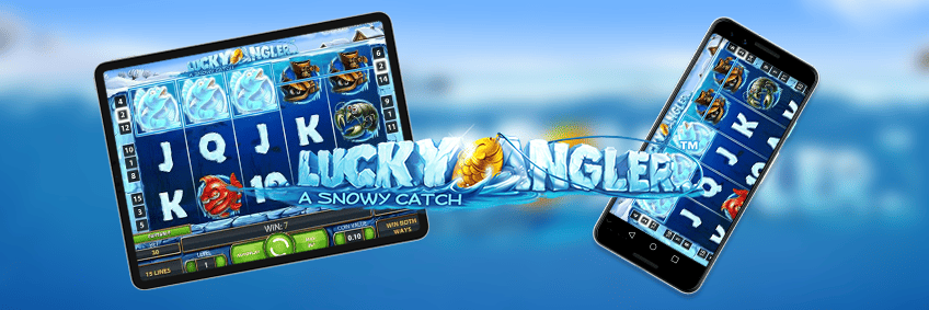 lucky angler a snowy catch