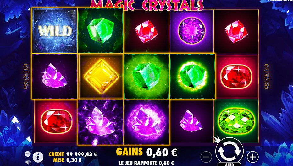 Lignes de paiement Magic Crystals