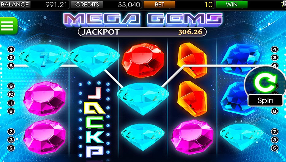 Lignes de paiement Mega Gems