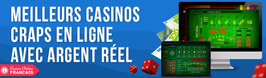meilleurs casinos craps ligne argent réel