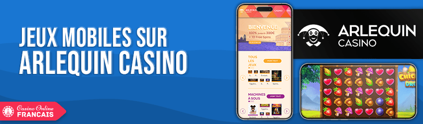 version mobile de arlequin casino