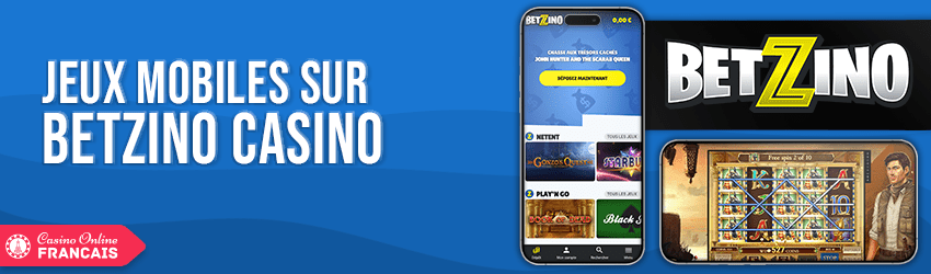 version mobile de betzino casino