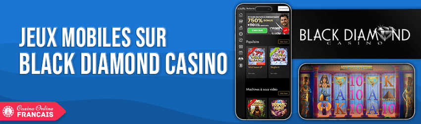version mobile de black diamond casino