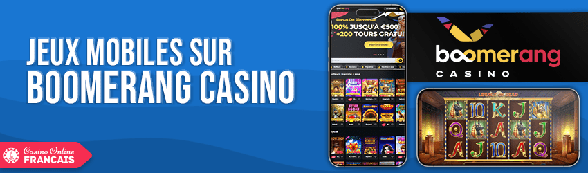 version mobile de boomerang casino