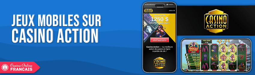 version mobile de action casino
