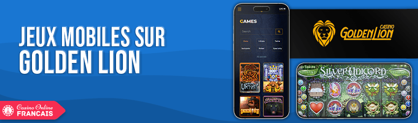 version mobile de golden lion casino