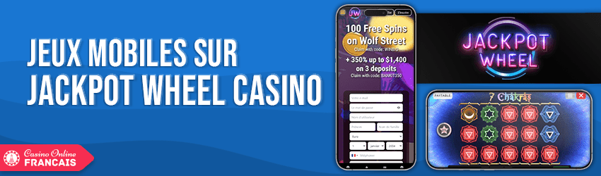 version mobile de jackpot wheel casino