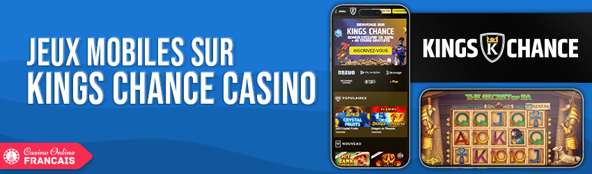 version mobile de kings chance casino