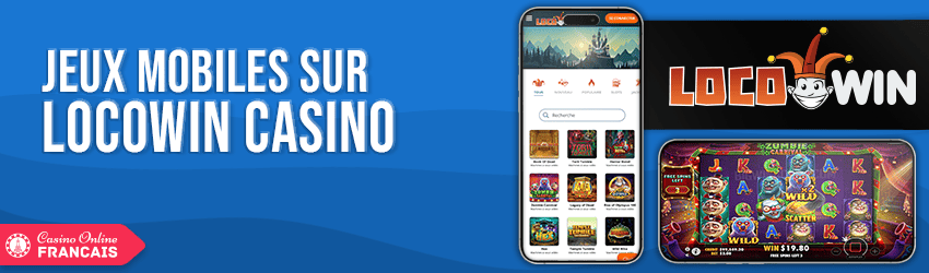 version mobile de locowin casino