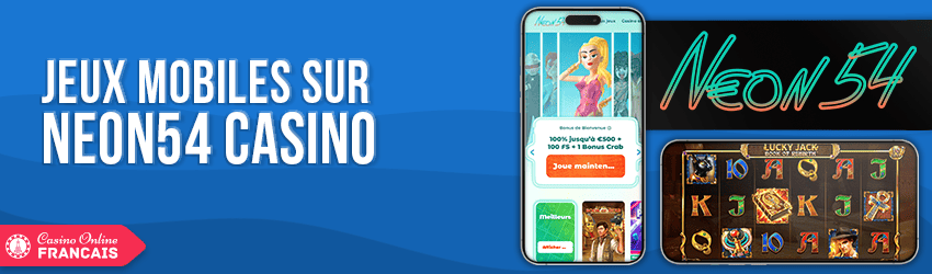 version mobile de neon54 casino