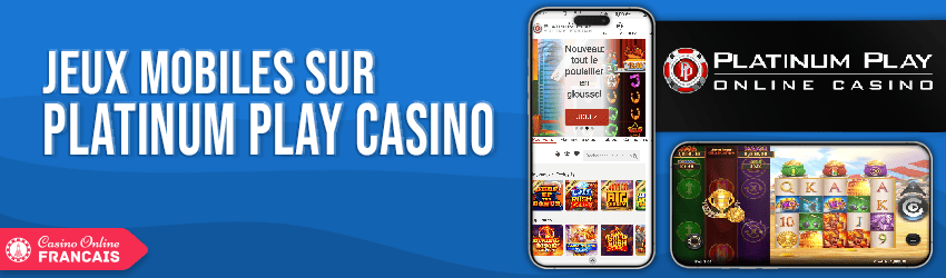 version mobile de platinum play casino