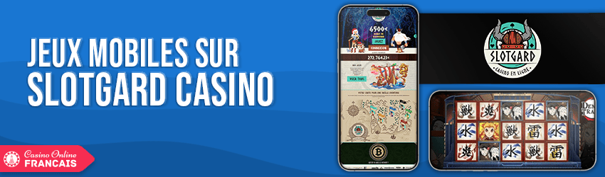 version mobile de slotgard casino