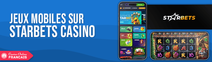 version mobile de starbets casino