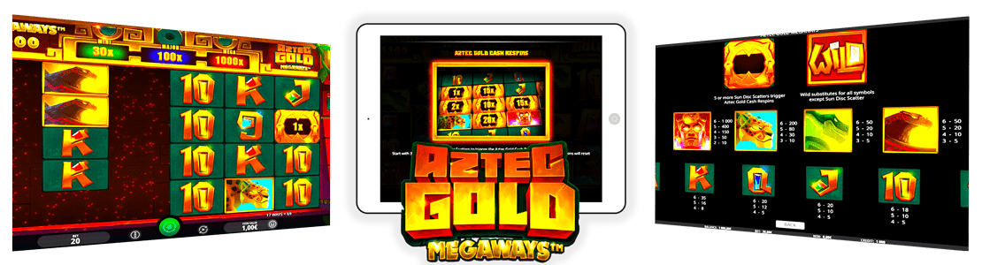 version mobile d'Aztec Gold