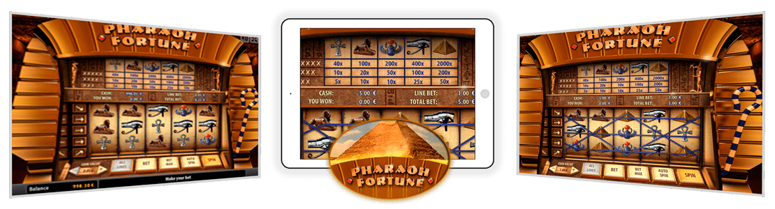 version mobile de Pharaoh Fortune
