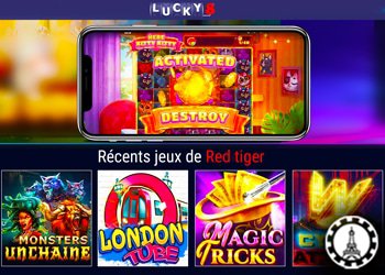 les récents jeux de red tiger à découvrir sur lucky8 casino en août